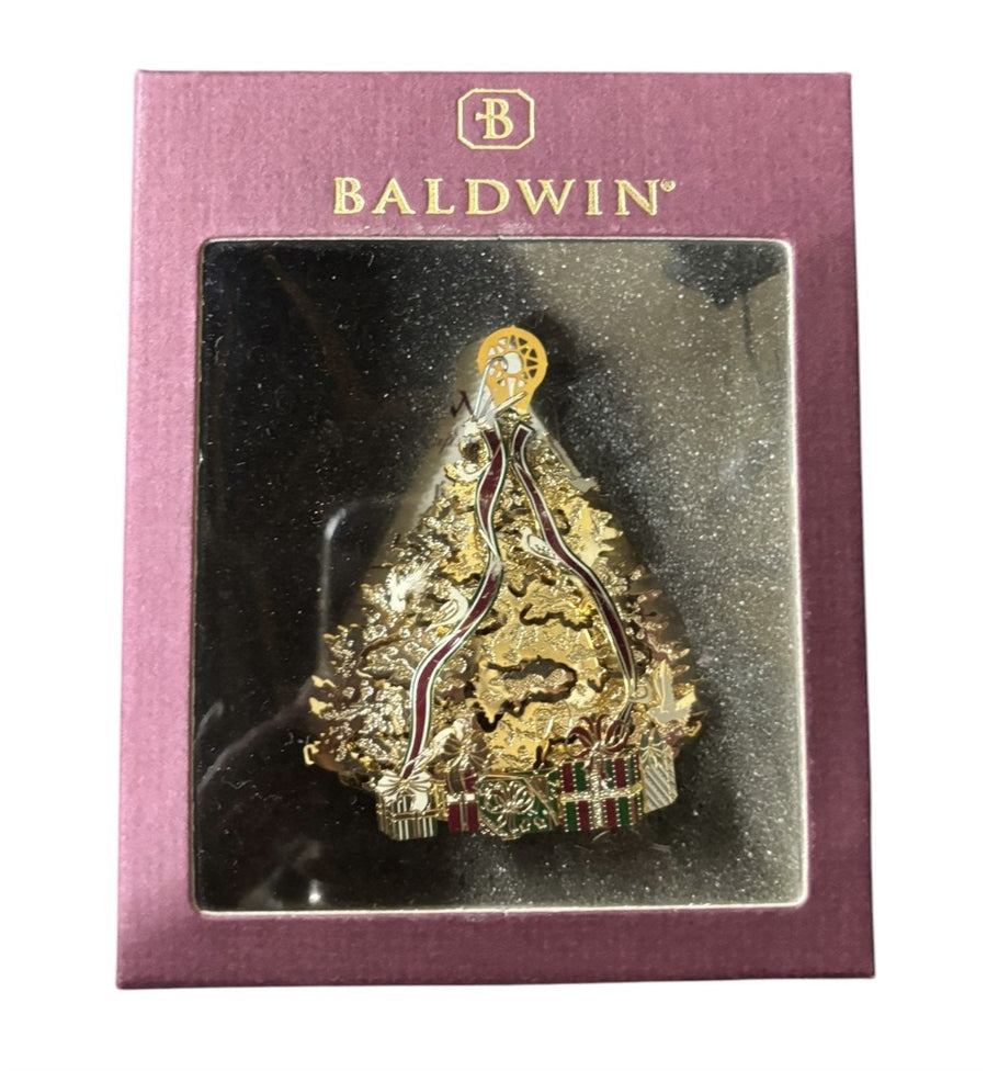 Baldwin Brass Ornament Vintage Christmas Holiday Elegant Christmas Tree 7049.010