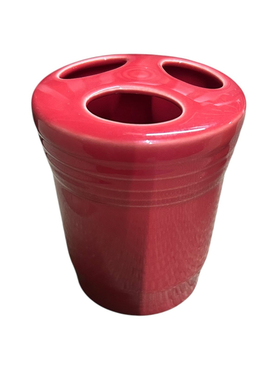 Fiesta - Scarlet Red Toothbrush Holder Homer Laughlin HLC Home Decor