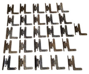 Metal Hinges Set Of 26 Vintage Collectible Nostalgic Hardware Home Repair 1960s