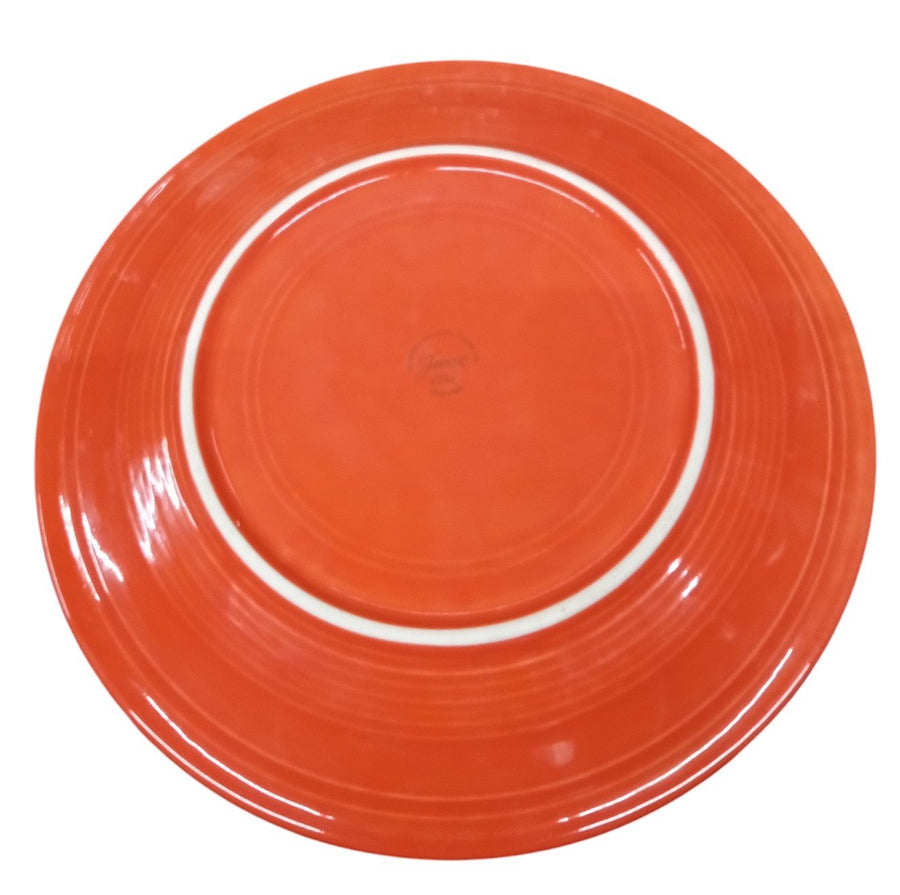 Fiesta - Poppy Orange Chop Plate Homer Laughlin Ceramic Serving Kitchenware