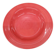 Fiesta - Scarlet Red Rimmed Soup Bowl Homer Laughlin HLC Ceramic Dinnerware