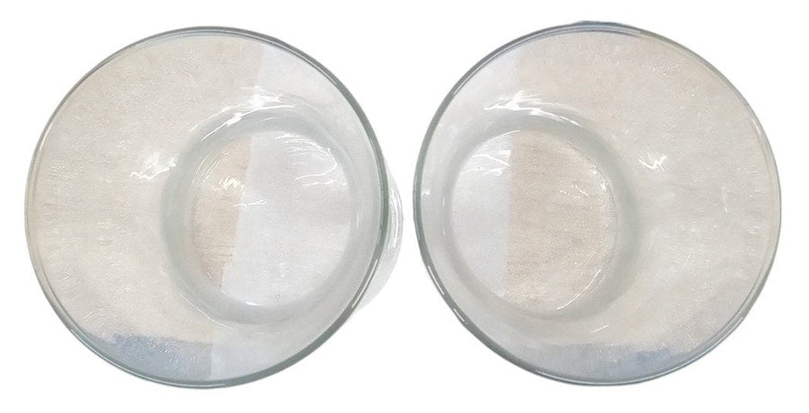 Floral Vases Hourglass Set Of 2 Shape Glass Vintage Collectible Nostalgic
