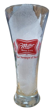Miller High Life Drinking Glass Vintage Collectible Nostalgic Barware Drinkware