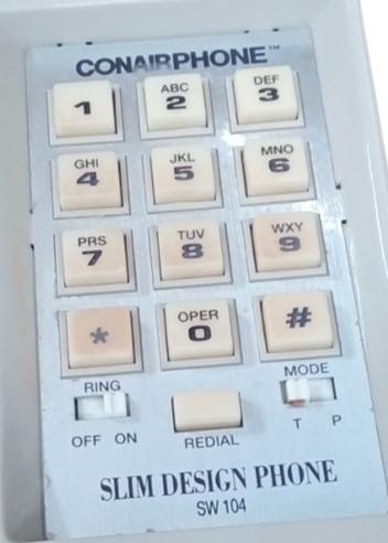 Conair Corporation Corded Telephone Vintage Collectible Nostalgic Communication