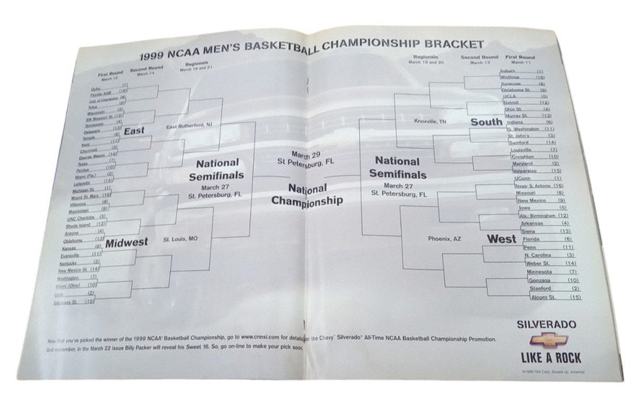 Sports Illustrated Complete Guide To March Madness 1999 Retro Nostalgic