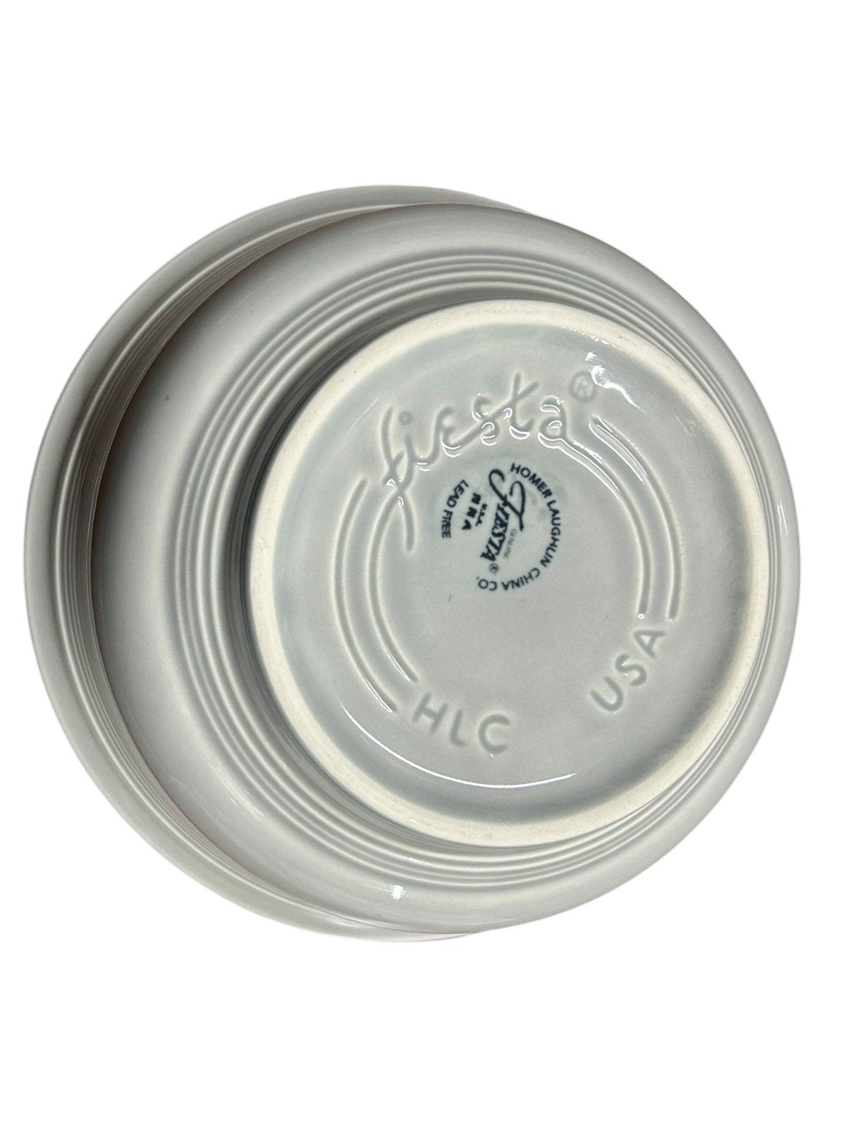 Fiesta - Pearl Gray Small Mixing Bowl Homer Laughlin HLC Kitchenware