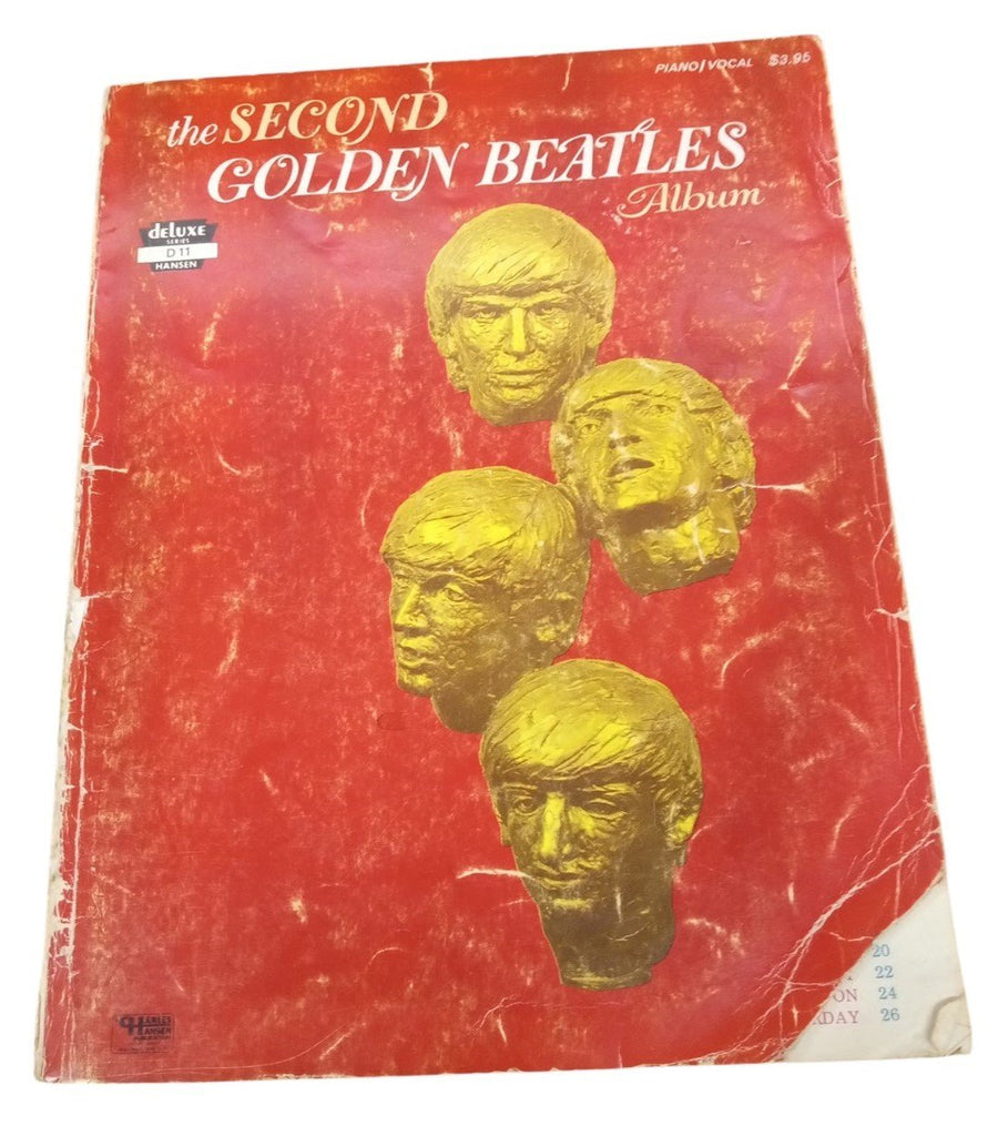 Beatles Second Golden Album Songbook Piano/Vocals Vintage Nostalgic