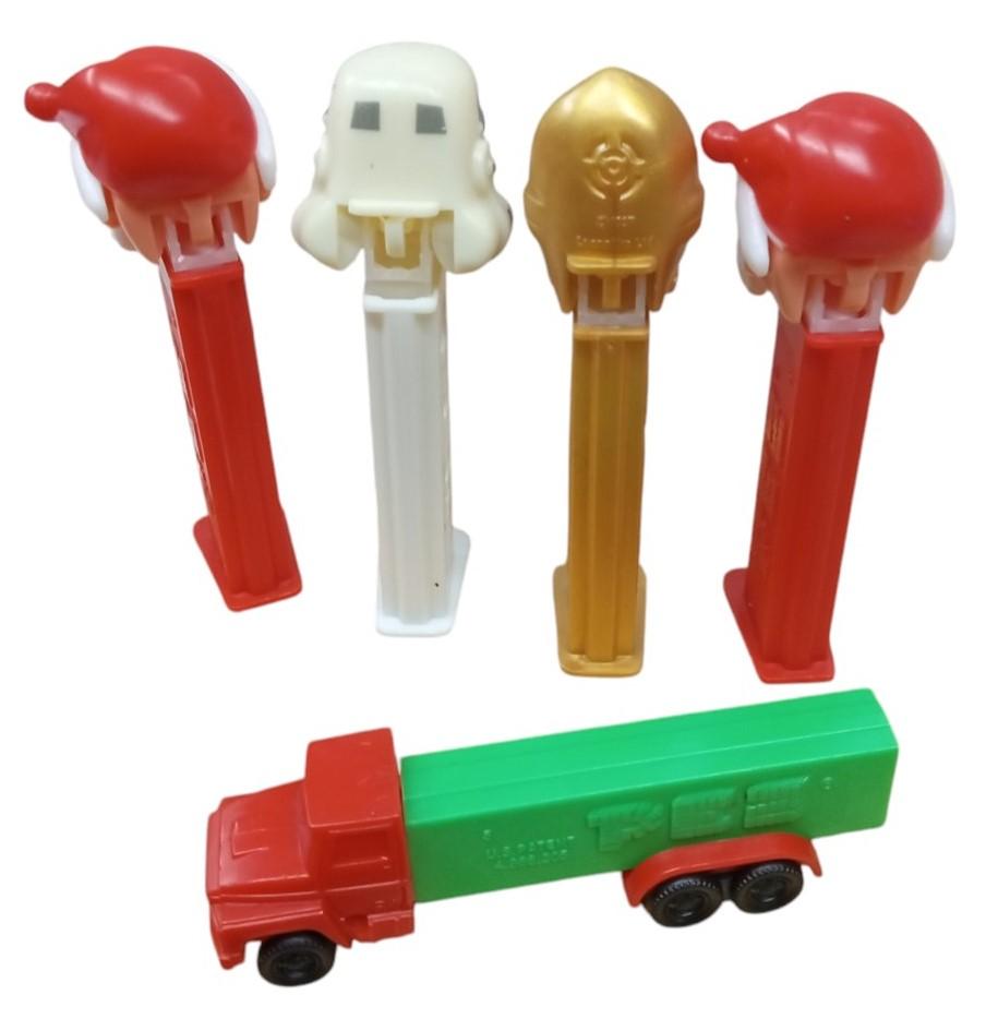 Pez Dispensers Set Of 5 Vintage Retro Collectible Nostalgic Candy Toy 1990s