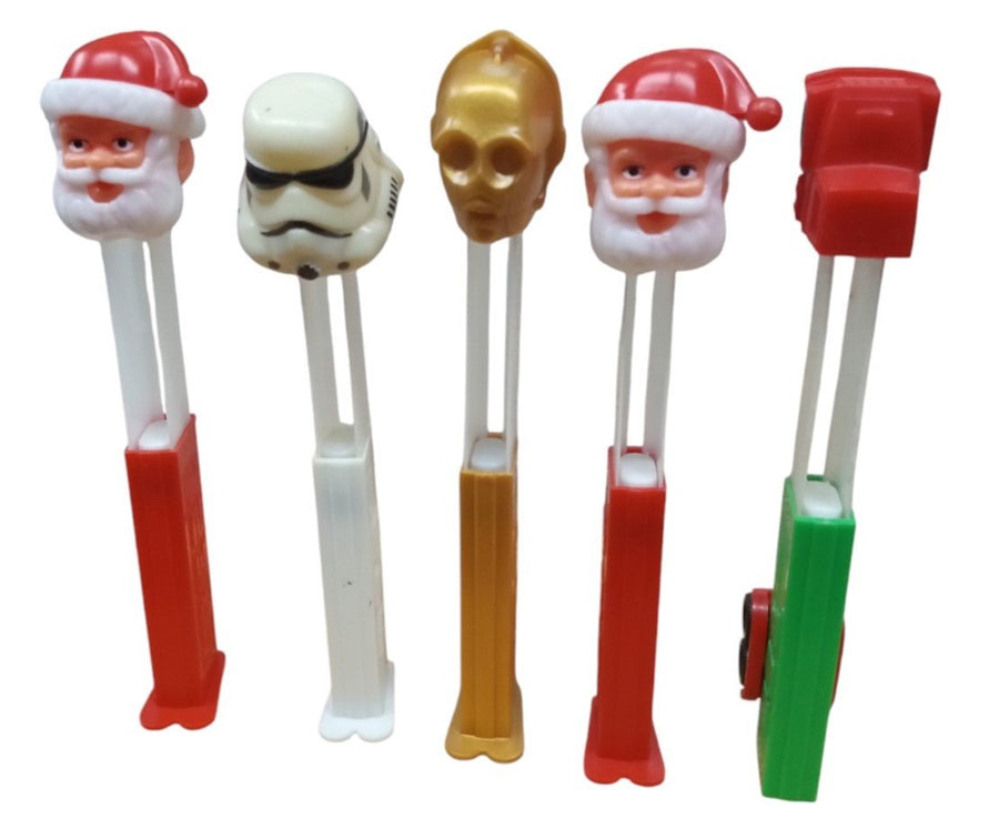 Pez Dispensers Set Of 5 Vintage Retro Collectible Nostalgic Candy Toy 1990s