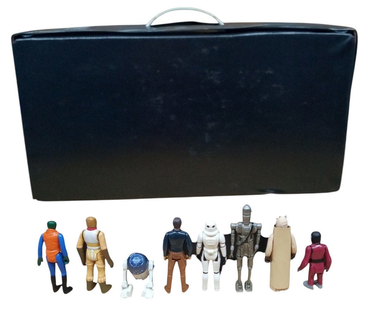 Star Wars Figures With Space Case Lot Retro Vintage Collectible Nostalgic