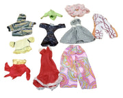 Barbie Doll Clothes Lot Set Of 10 Vintage Collectible Nostalgic Doll Clothing