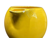 Fiesta - Vintage Yellow Ice Lip Water Pitcher No Lid Homer Laughlin HLC Ceramic Servingware