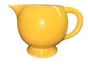 Fiesta - Vintage Yellow Ice Lip Water Pitcher No Lid Homer Laughlin HLC Ceramic Servingware