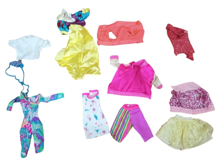 Barbie Misc Clothes Lot Set Of 10 Vintage Collectible Nostalgic Various Years