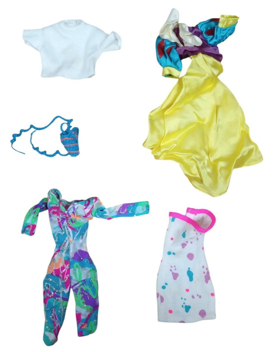 Barbie Misc Clothes Lot Set Of 10 Vintage Collectible Nostalgic Various Years