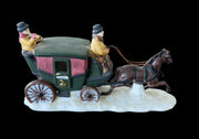 Heritage Village Dover Coach Dickens Sleigh Ride Pair Department 56 Christmas