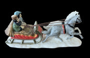 Heritage Village Dover Coach Dickens Sleigh Ride Pair Department 56 Christmas