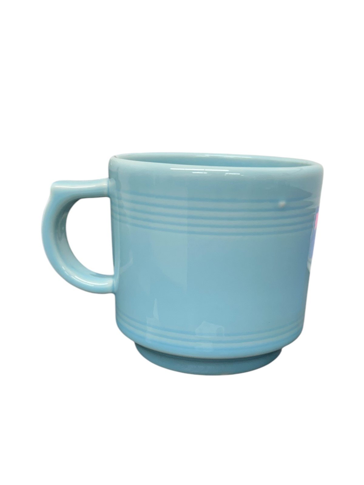 Fiesta - Sky Blue Stacking Mug Homer Laughlin Drinkware Ceramic Coffee Cup