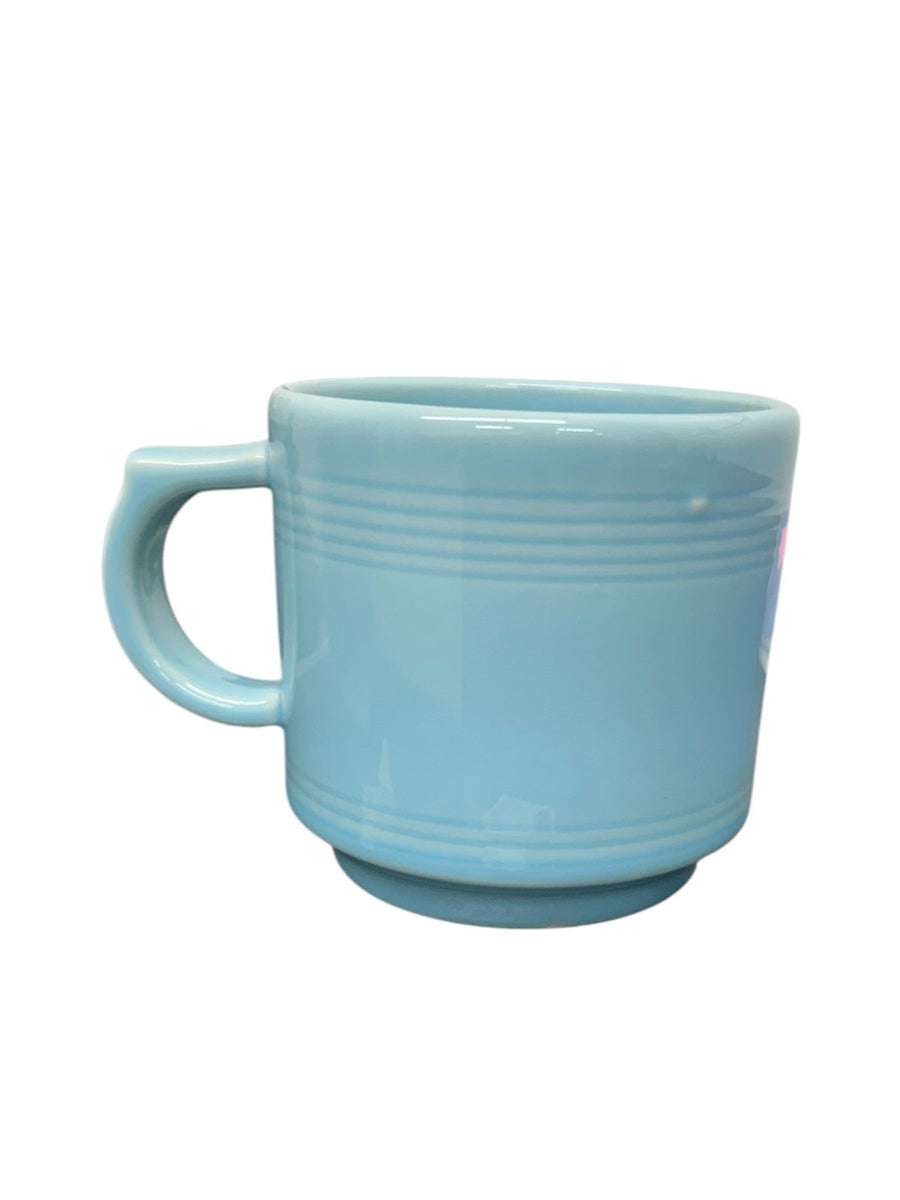 Fiesta - Sky Blue Stacking Mug Homer Laughlin Drinkware Ceramic Coffee Cup