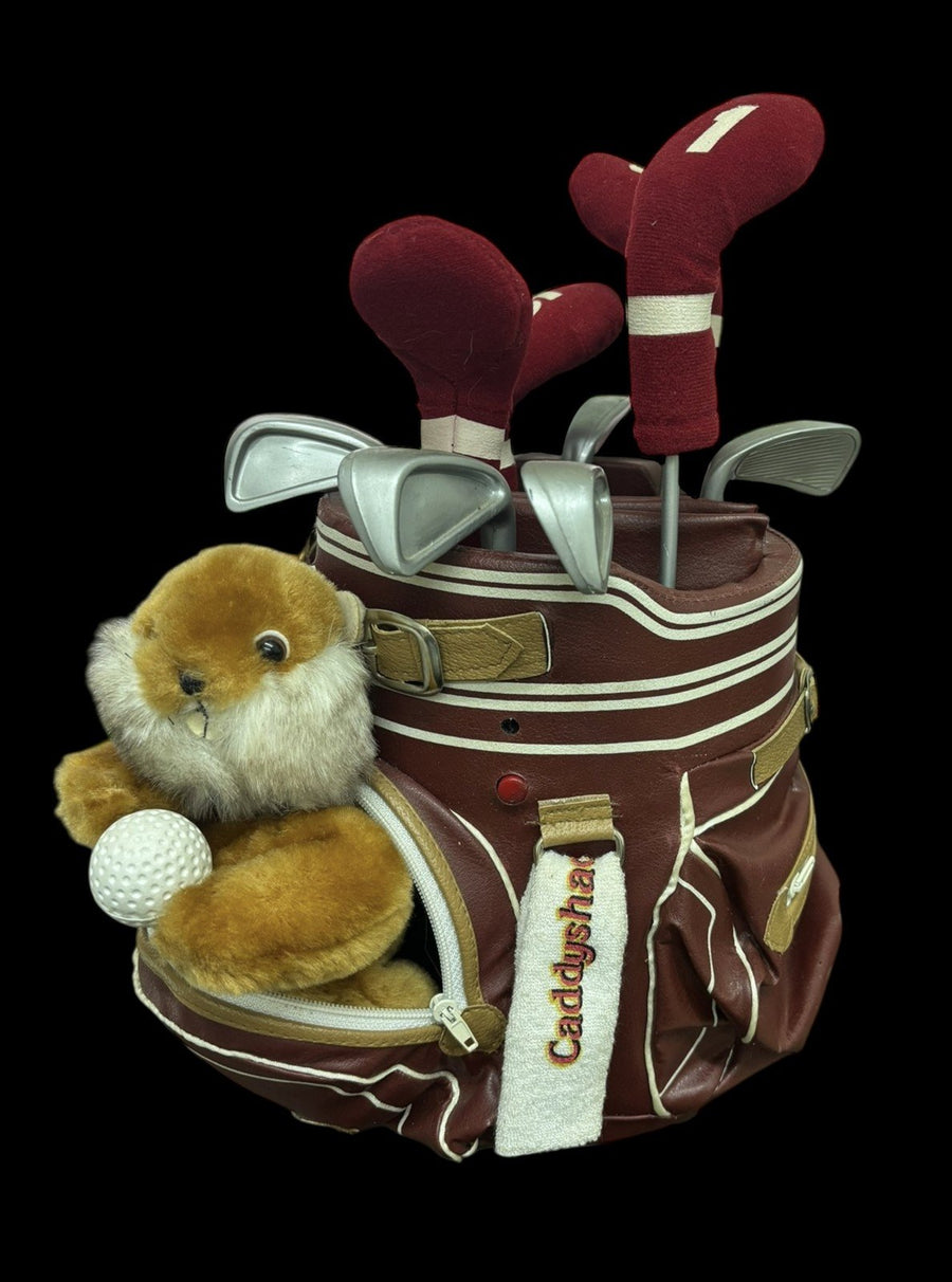 Caddyshack Golf Clubs Gopher Dancing Decor "I'm Alright" Zipper Pouch