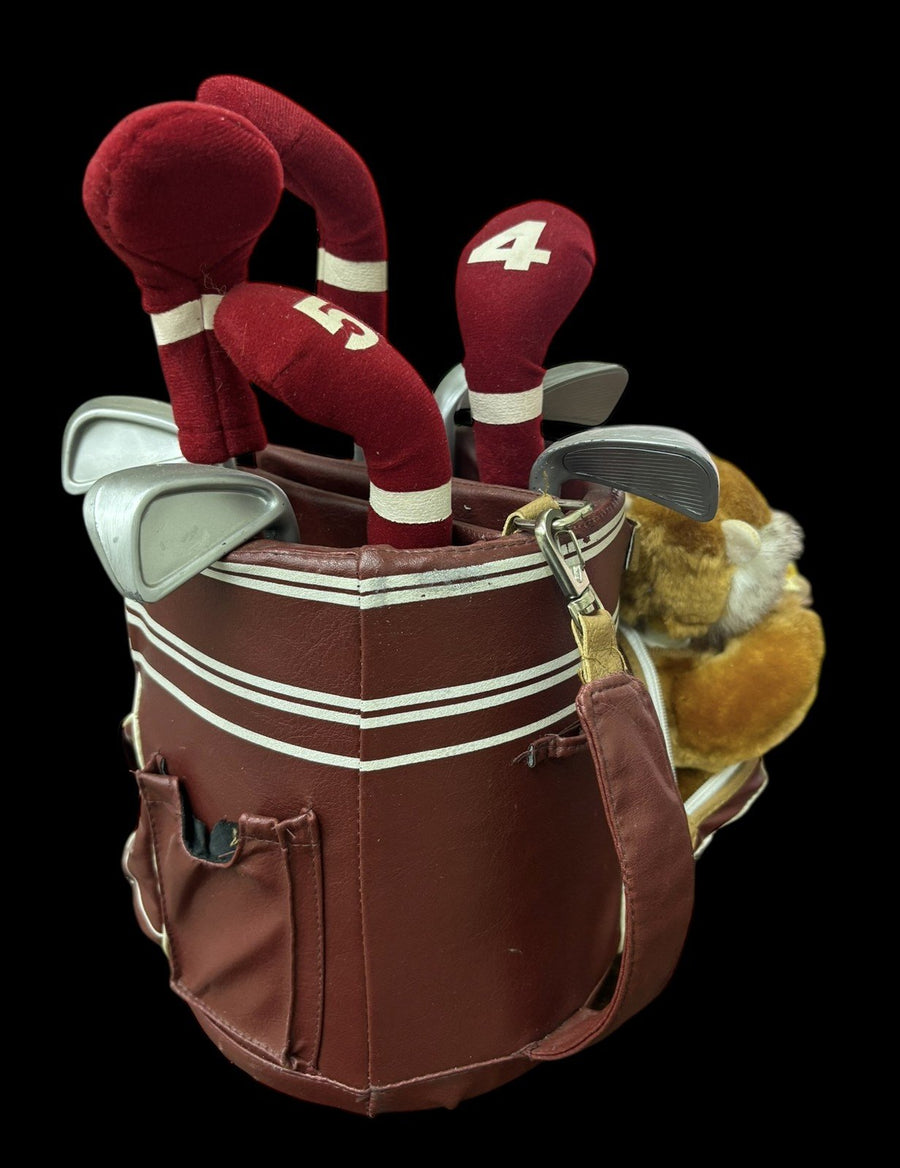 Caddyshack Golf Clubs Gopher Dancing Decor "I'm Alright" Zipper Pouch