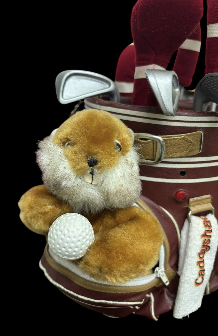Caddyshack Golf Clubs Gopher Dancing Decor "I'm Alright" Zipper Pouch
