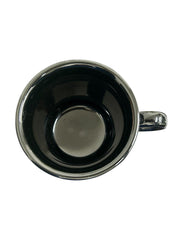Fiesta - Black Ring Handle Mug Homer Laughlin Ceramic Coffee Cup