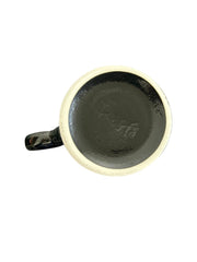 Fiesta - Black Ring Handle Mug Homer Laughlin Ceramic Coffee Cup