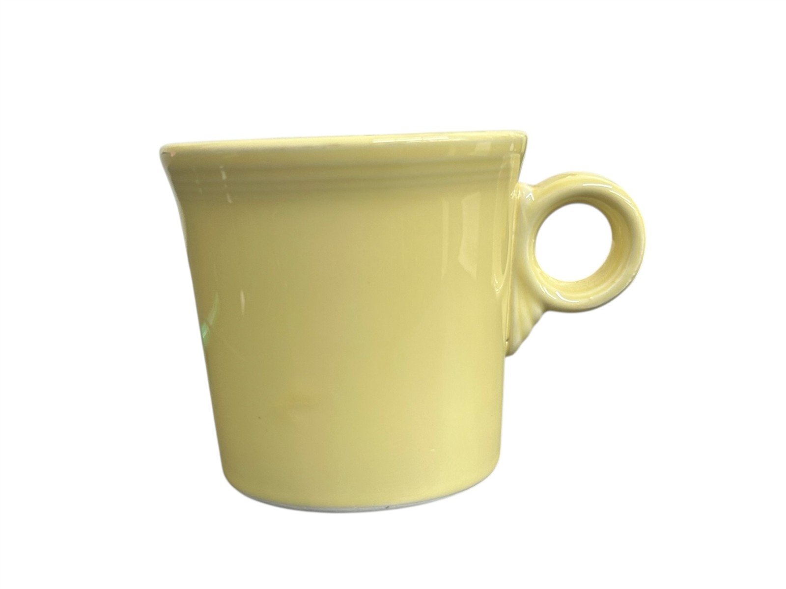 Fiesta - Yellow Ring Handle Mug Homer Laughlin Ceramic Coffee Cup