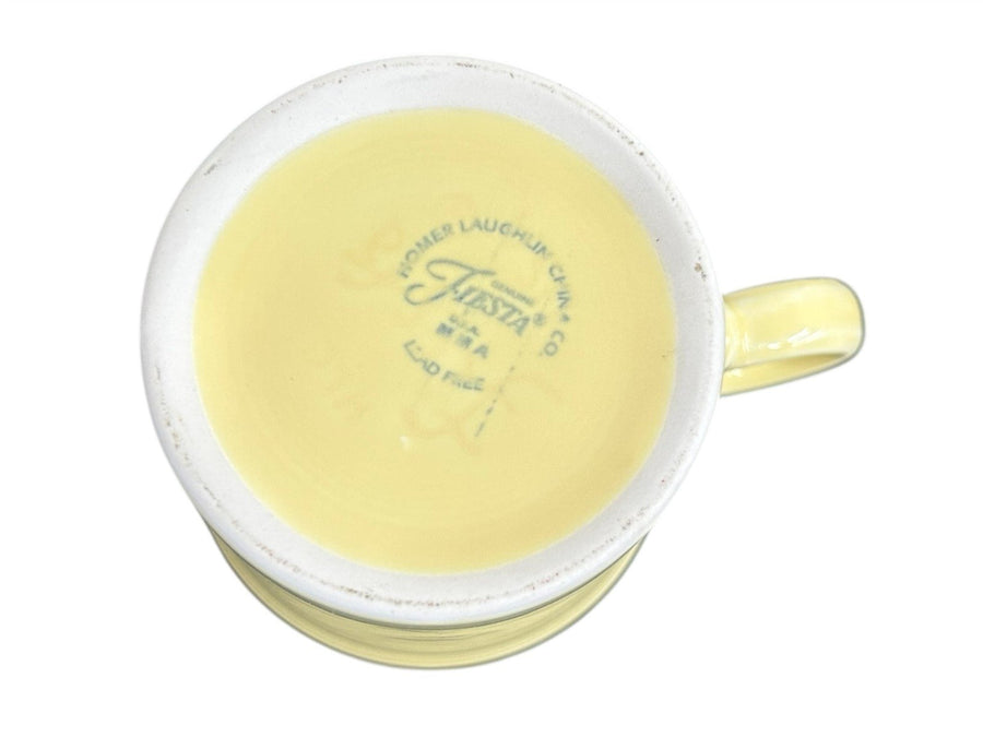 Fiesta - Yellow Ring Handle Mug Homer Laughlin Ceramic Coffee Cup