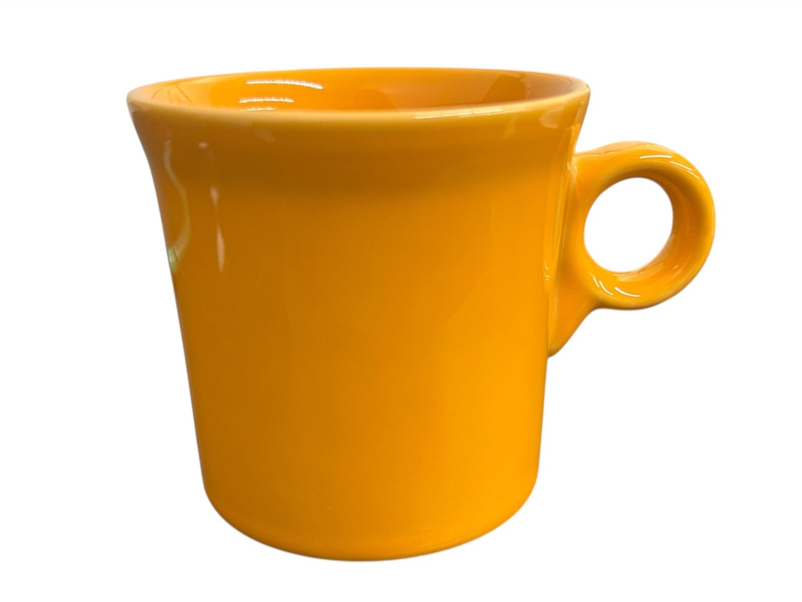 Fiesta - Butterscotch Orange Ring Handle Mug Homer Laughlin Ceramic Coffee Cup