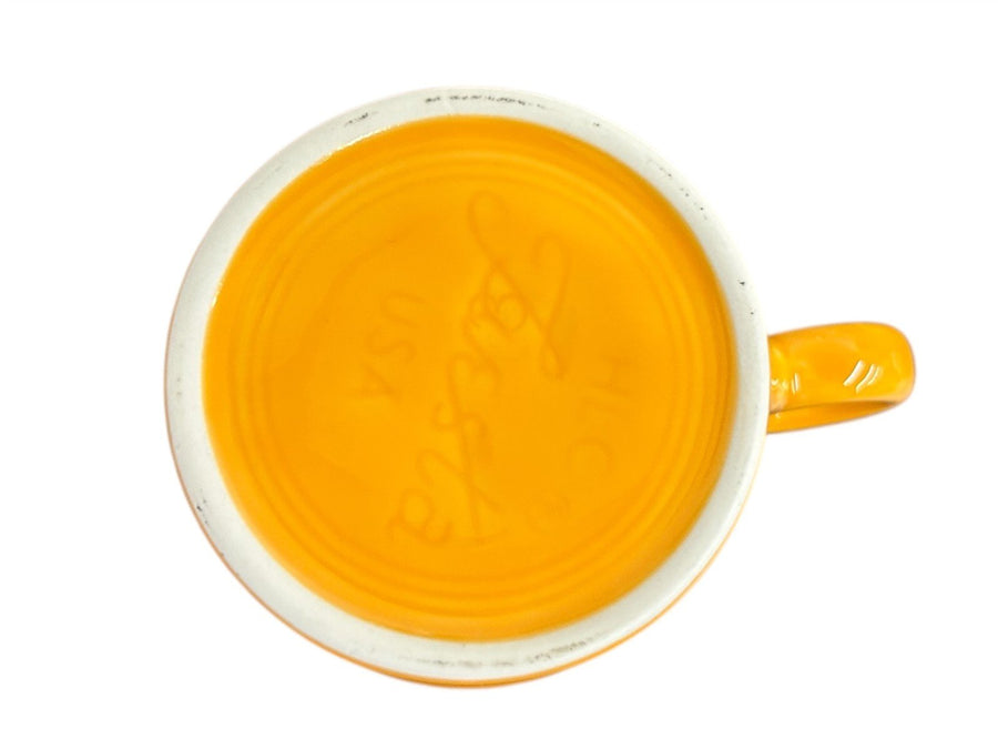 Fiesta - Butterscotch Orange Ring Handle Mug Homer Laughlin Ceramic Coffee Cup