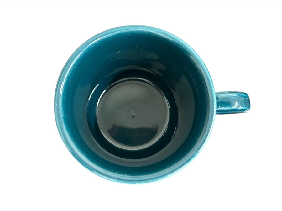 Fiesta - Juniper Green Teal Ring Handle Mug Homer Laughlin Ceramic Coffee Cup