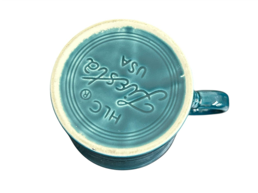 Fiesta - Juniper Green Teal Ring Handle Mug Homer Laughlin Ceramic Coffee Cup