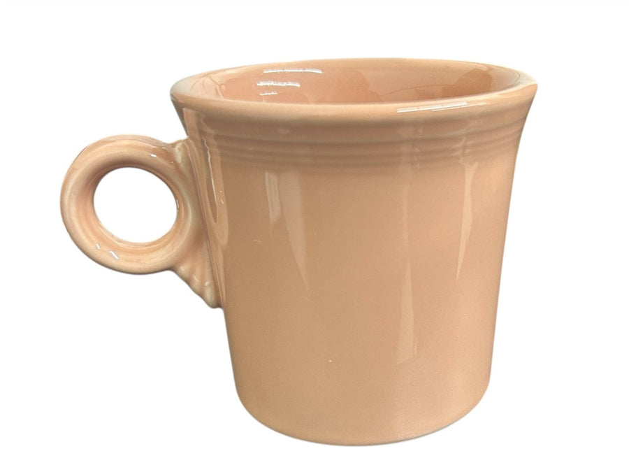 Fiesta - Apricot Pink Ring Handle Mug Homer Laughlin Ceramic Coffee Cup