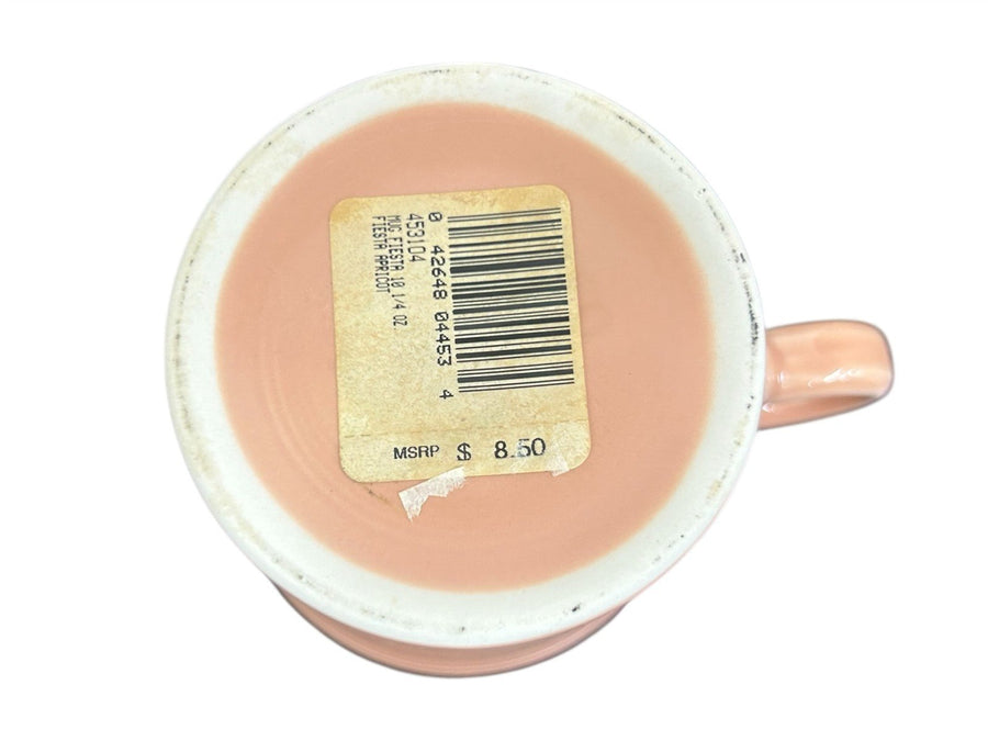 Fiesta - Apricot Pink Ring Handle Mug Homer Laughlin Ceramic Coffee Cup