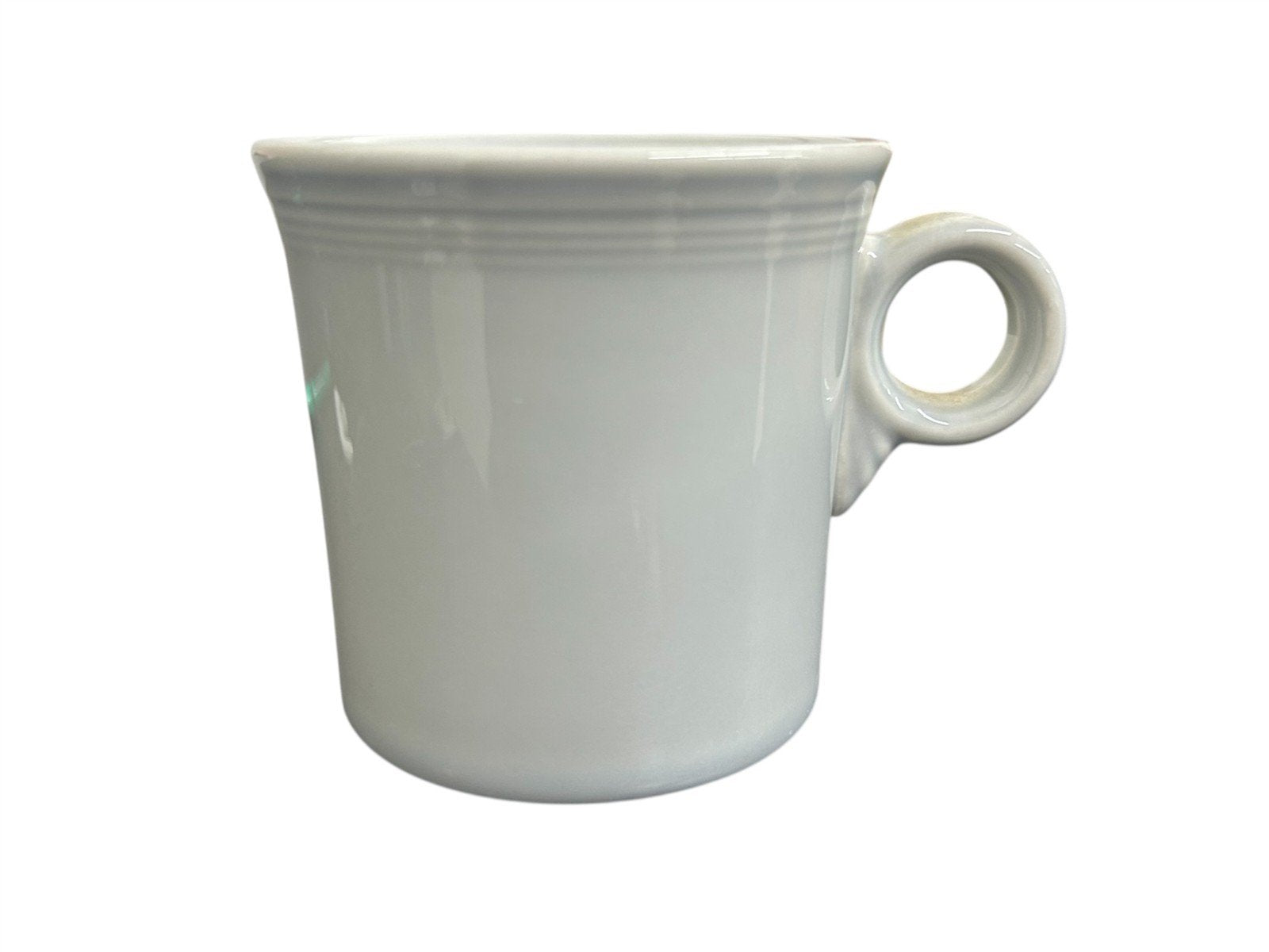 Fiesta - Grey/Gray Ring Handle Mug Homer Laughlin Ceramic Coffee Cup