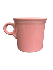 Fiesta - Peony Pink Ring Handle Mug Homer Laughlin Ceramic Coffee Cup