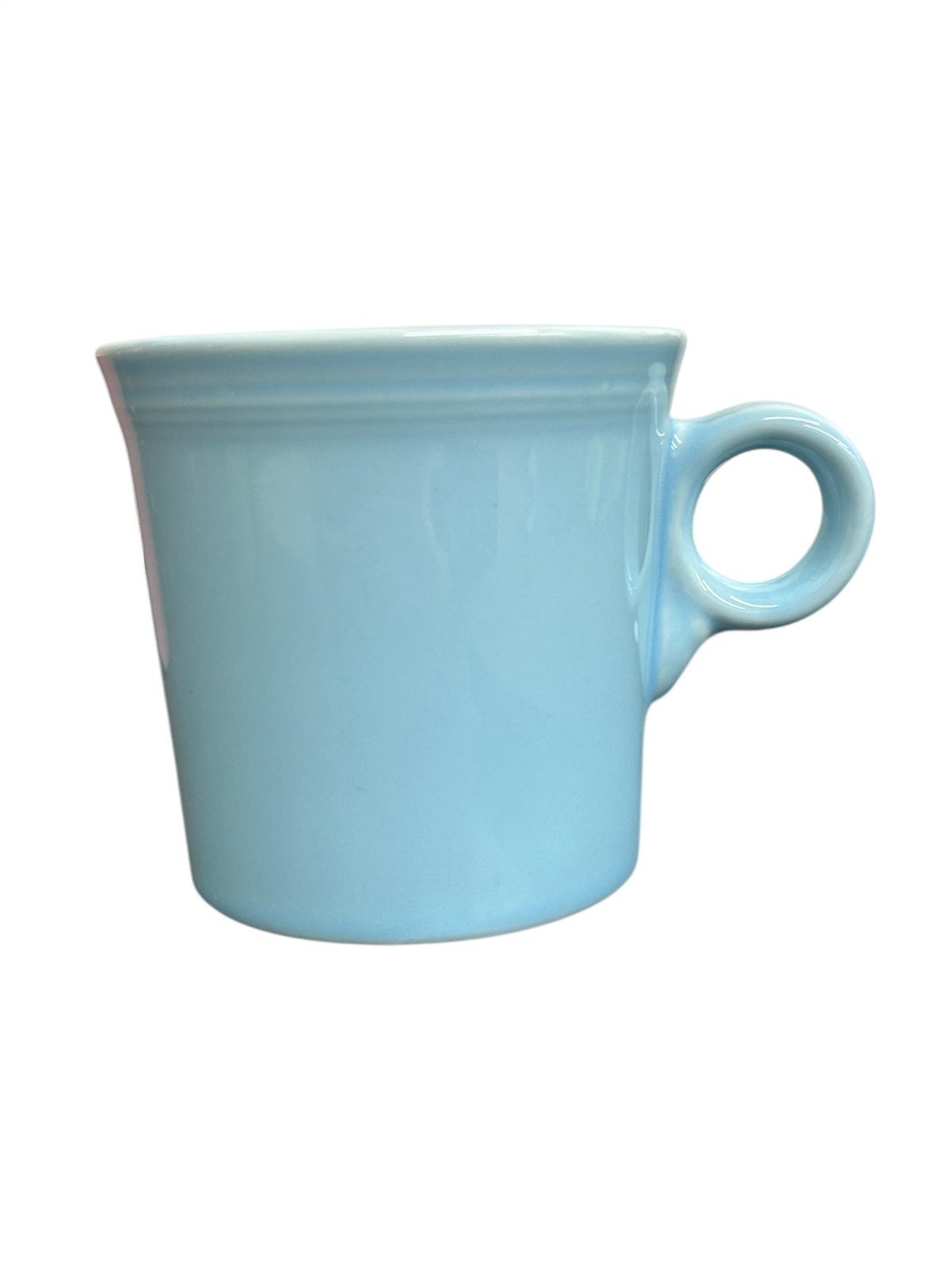 Fiesta - Sky Blue Ring Handle Mug Homer Laughlin Ceramic Coffee Cup