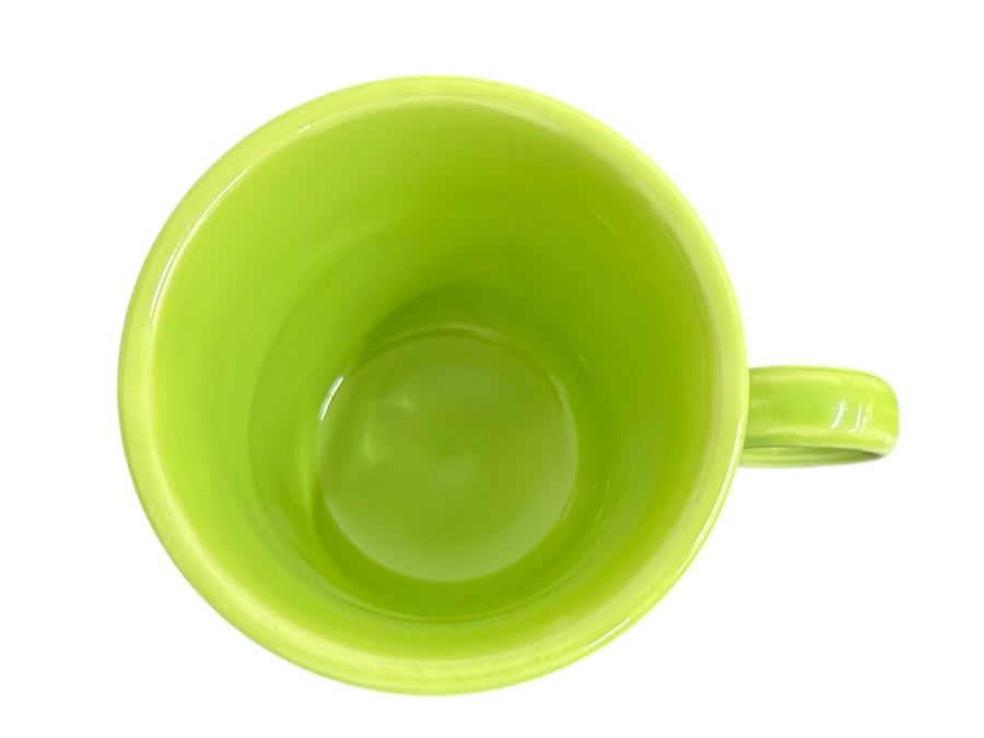 Fiesta - Chartreuse Green Ring Handled Mug Homer Laughlin Ceramic Coffee Cup
