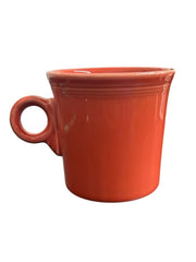 Fiesta - Persimmon Orange Ring Handle Mug Homer Laughlin Ceramic Coffee Cup