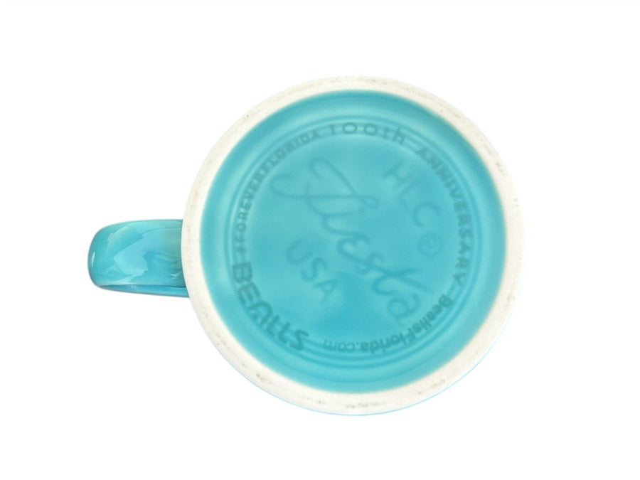Fiesta - Turquoise Blue Pineapple 100th Anniversary Bealls Java Mug HLC Ceramics