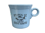Fiesta - Periwinkle Blue Western Ave. Grill Ring Handle Mug Homer Laughlin Cup