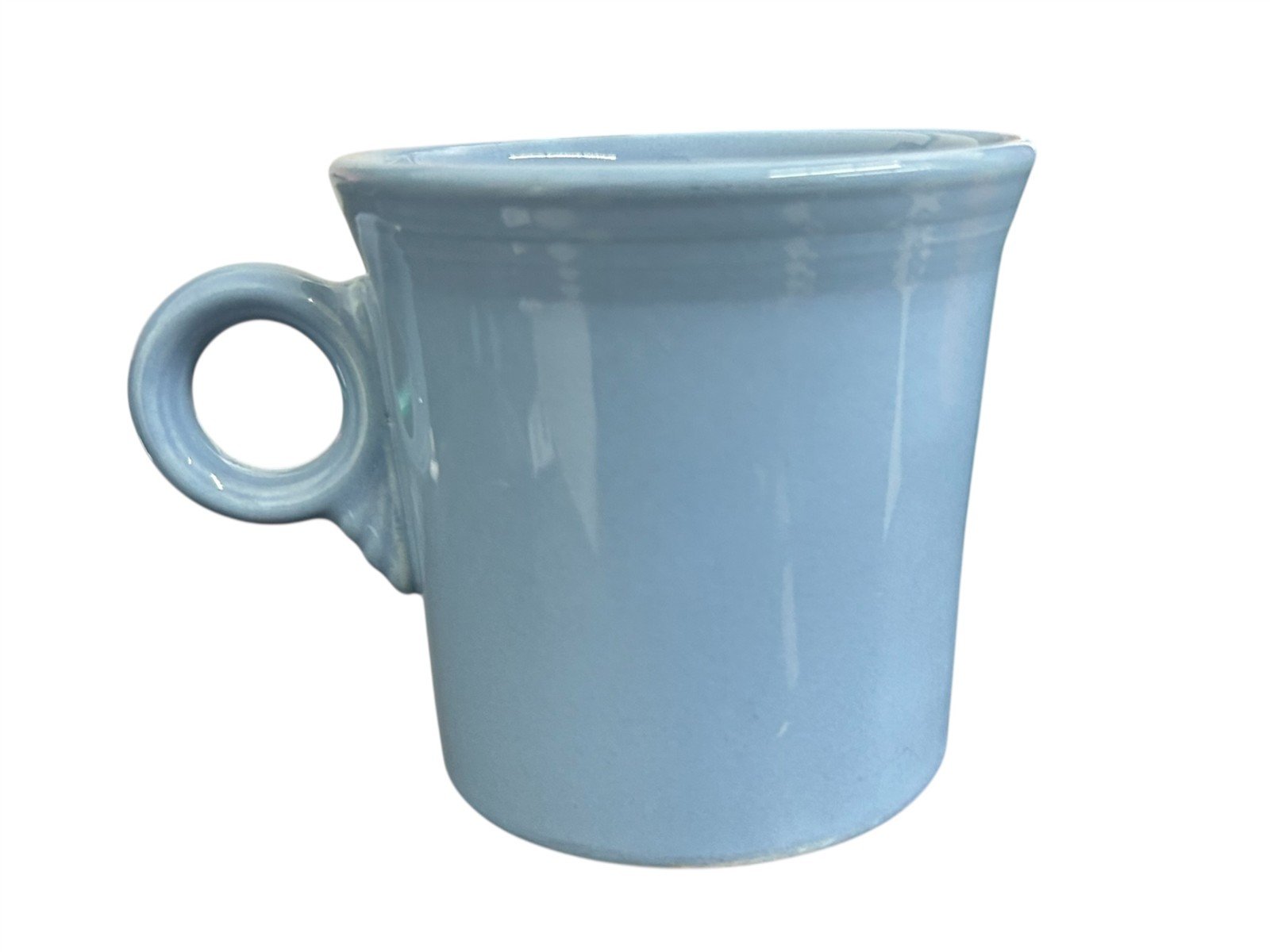 Fiesta - Periwinkle Blue Western Ave. Grill Ring Handle Mug Homer Laughlin Cup