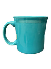 Fiesta - Turquoise Blue Java Handle Mug Homer Laughlin Ceramic Coffee Cup