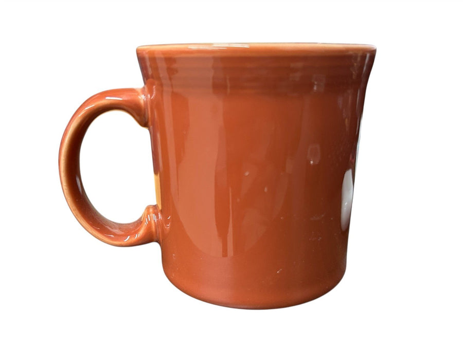 Fiesta - Paprika Brown Java Handle Mug Homer Laughlin Ceramic Coffee Cup