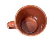 Fiesta - Paprika Brown Java Handle Mug Homer Laughlin Ceramic Coffee Cup