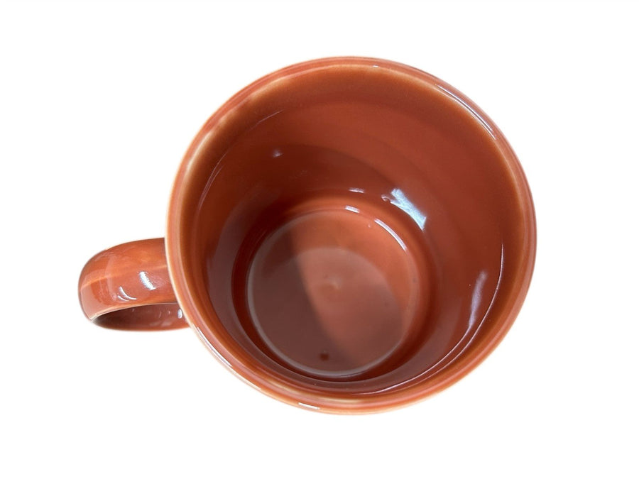 Fiesta - Paprika Brown Java Handle Mug Homer Laughlin Ceramic Coffee Cup