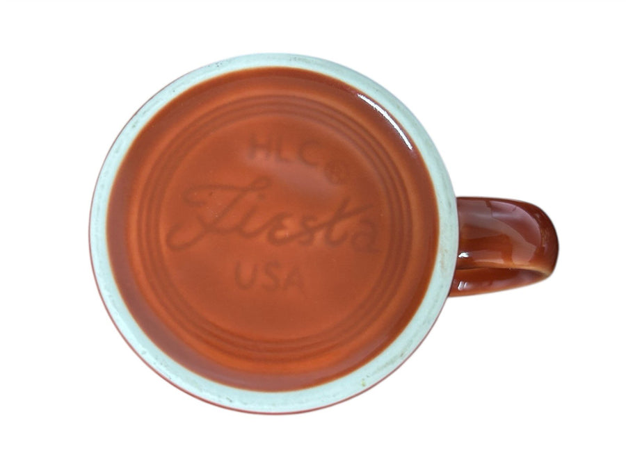 Fiesta - Paprika Brown Java Handle Mug Homer Laughlin Ceramic Coffee Cup