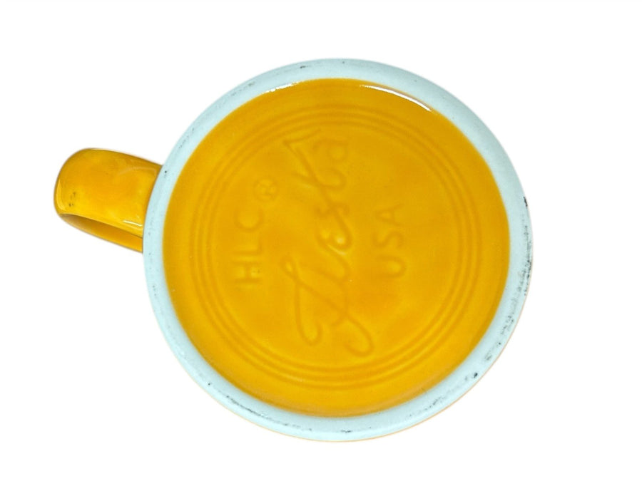 Fiesta - Butterscotch Orange Java Handle Mug Homer Laughlin Ceramic Coffee Cup